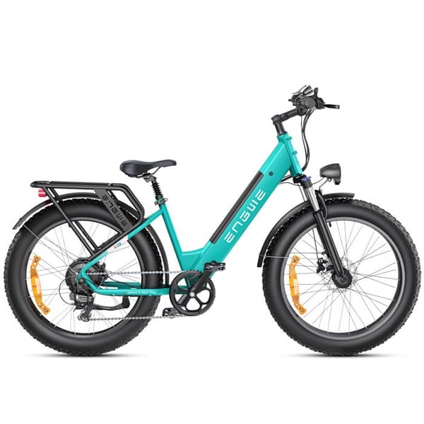 Elcykel ENGWE E26 ST, batteri 48 V 16 Ah, 7 växlar, Grön