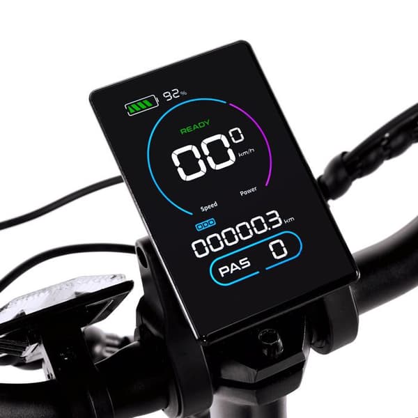 Fällbar elcykel PIXAR WIND1, batteri 48V 10,4Ah, Grå