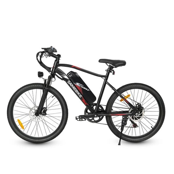Elcykel 24" SAMEBIKE EBE2, Moment sensor, Batteri 36V 13Ah, Svart