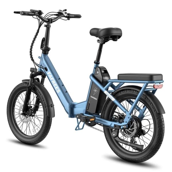Fällbar Elcykel 20" FAFREES F20 Flex, 36V 25Ah, Moment Sensor, Lång Räckvidd, Blå