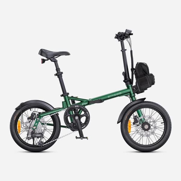 ENGWE ZIP Elcykel Fällbar Lätt 16", 250W, moment sensor, Grön