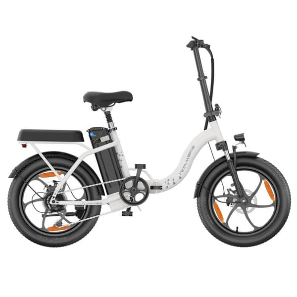 Fällbar Elcykel Witambike C16, 20" 48V 16Ah, Vit