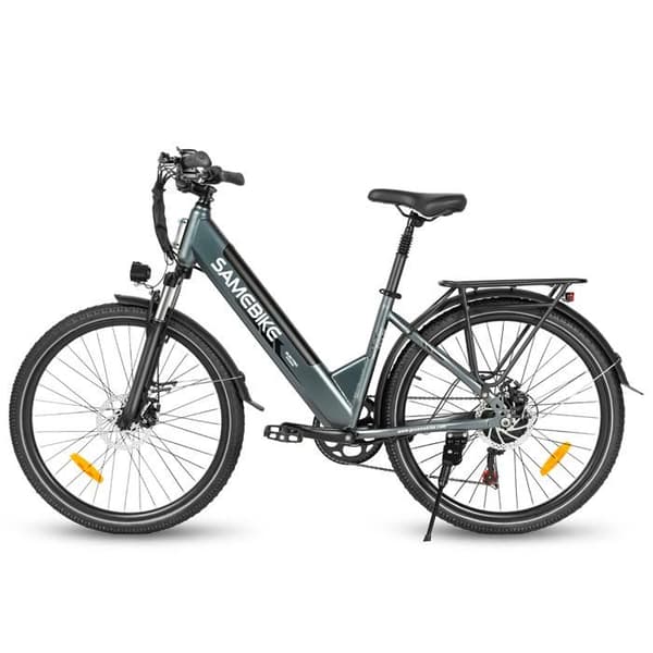 Stads elcykel SAMEBIKE RS-A01 Pro-T, 36 V 15 Ah, grå