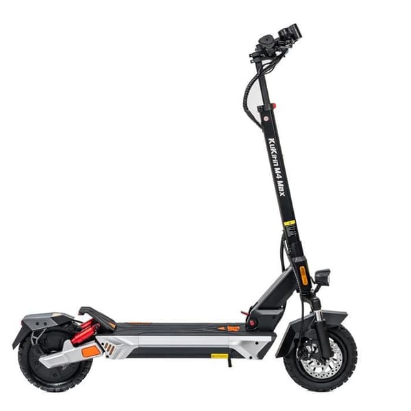 Kukirin M4 Max elektrisk sparkcykel, batteri 18,2 Ah, Svart