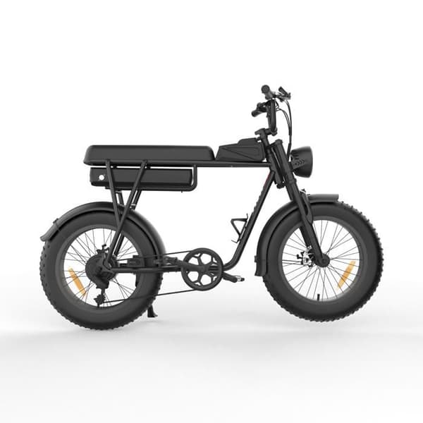 YAMALI FXH-006 elcykel, batteri 48V 18Ah, terräng, svart