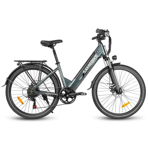 Stads elcykel SAMEBIKE RS-A01 Pro-T, 36 V 15 Ah, grå