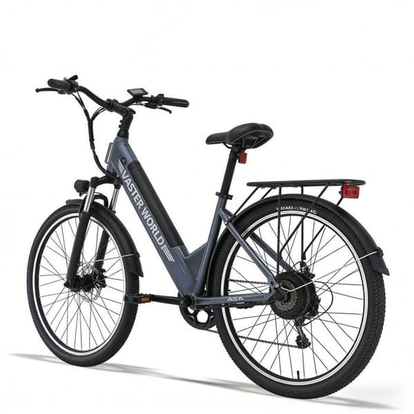 Elcykel A32 26" Urban, 250W 36V 12.8Ah Batteri, Grå