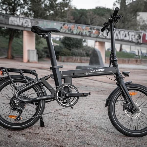 Cykel elveckcykel Cyrusher Sonder, 48V 10Ah, svart