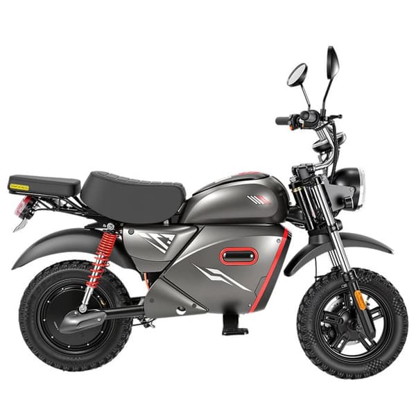 Elcykel Scooter Y18 – Terräng 15", Batteri 48V 20Ah, NFC, Grå