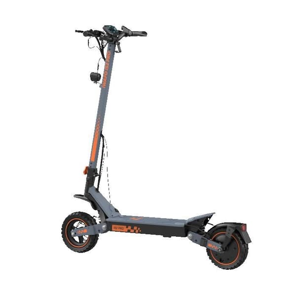 IWAFO IS2PRO, hopfällbar el-scooter, terräng, svart