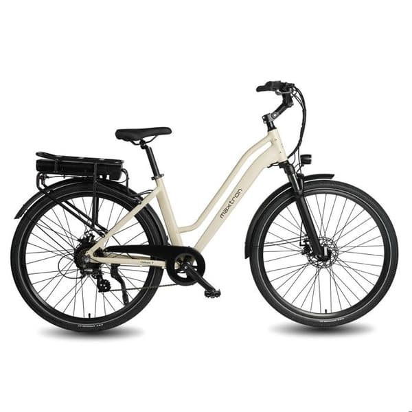 MAXTRON Urban 7 Elcykel, Batteri 36V 12.8Ah, Beige