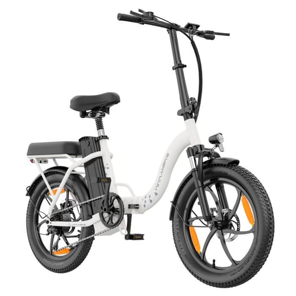 Fällbar Elcykel Witambike C16, 20" 48V 16Ah, Vit