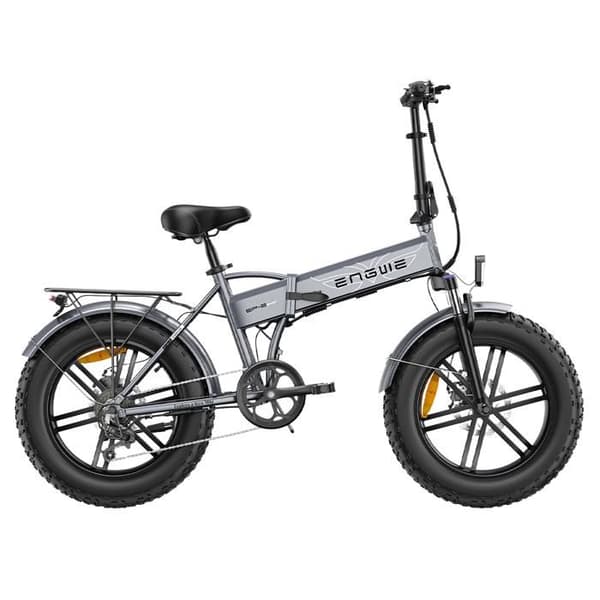 Fällbar elcykel ENGWE EP-2 BOOST, 20" Fat Bike, Grå