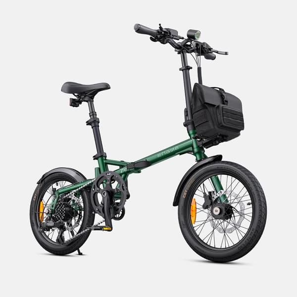 ENGWE ZIP Elcykel Fällbar Lätt 16", 250W, moment sensor, Grön