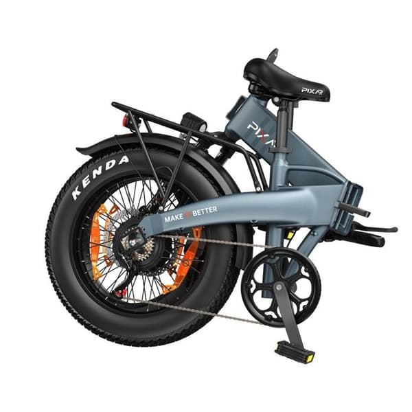 Fällbar Elcykel 20" PIXAR F2, Batteri 48V 15Ah, Grå