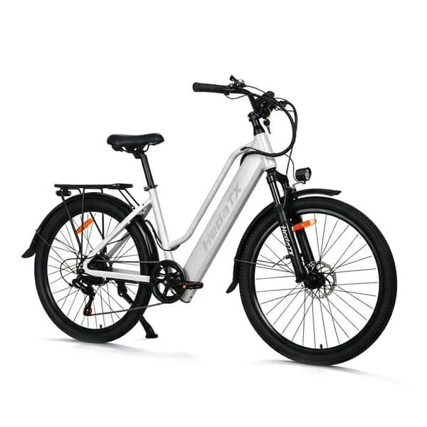 Stads Elcykel HedaTX TX2, 768 Wh, 7 Växlar, Vit