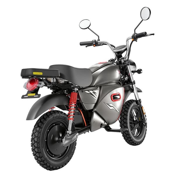 Elcykel Scooter Y18 – Terräng 15", Batteri 48V 20Ah, NFC, Grå