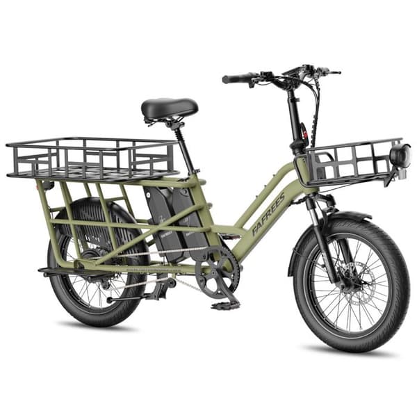 Fafrees FF20 CUV elcykel, dubbelbatteri, grön