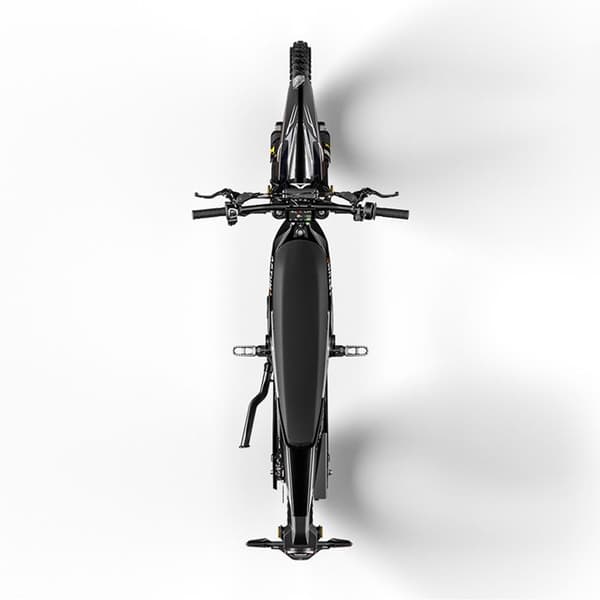 Aptum Elmotorcykel Godkänd EEC L3e-A1, Batteri 72V, Svart