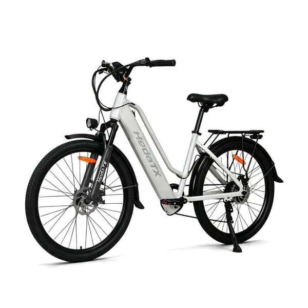 Stads Elcykel HedaTX TX2, 768 Wh, 7 Växlar, Vit