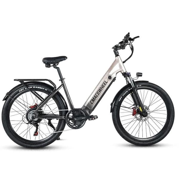 CMACEWHEEL L26 elcykel, 48 V 17 Ah, cementgrå