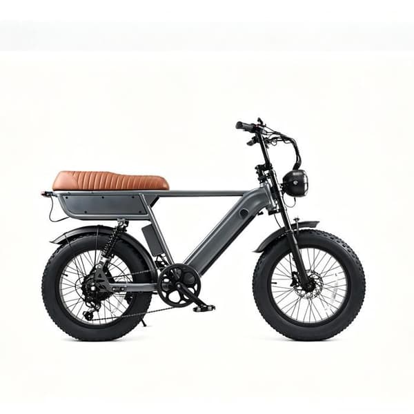 Elcykel YANGOR Y20 PLUS, Fat Bike 20", Hydrauliska bromsar, Grå