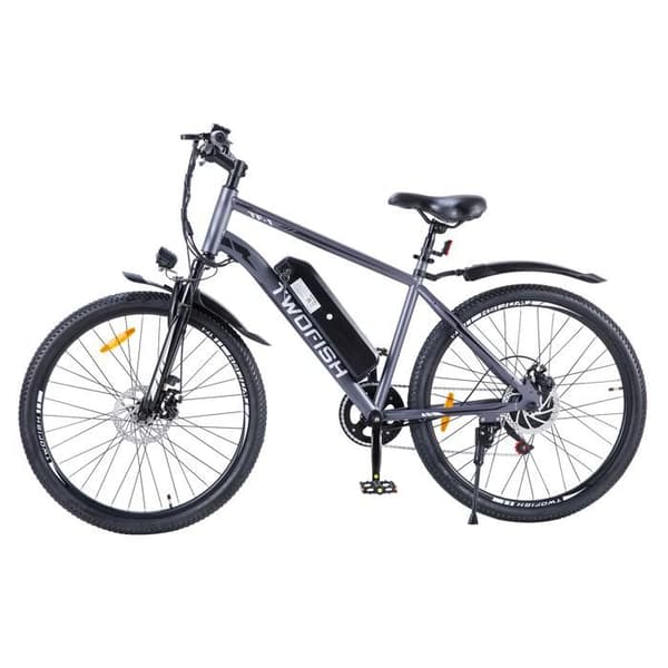 Elcykel TWOFISH TF01, 36V 250W 15Ah, 26" Terräng, Grå