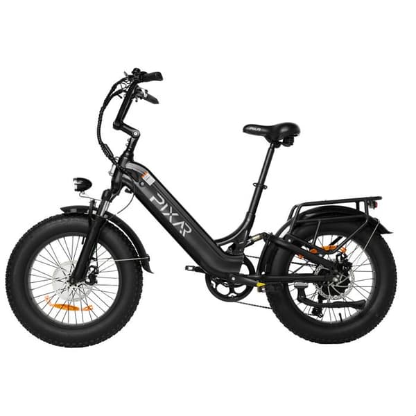 Elcykel för terräng med breda däck PIXAR Ride1, Svart