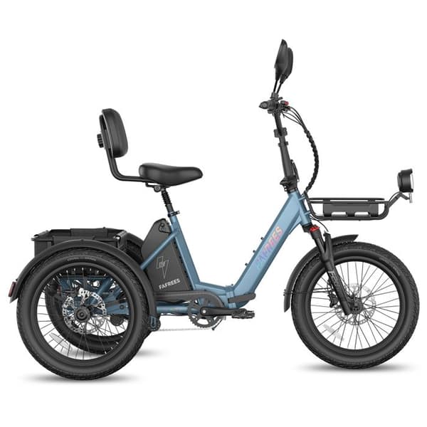 FAFREES F20 Mate II Elektrisk Trehjuling 25Ah, Fällbar, Lång Räckvidd, Blå