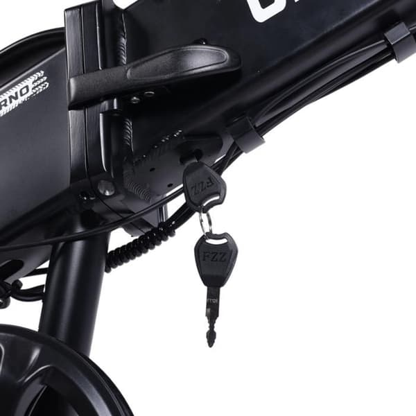 Fällbar Elcykel UNIVERCYCLE B1, Avtagbart batteri 48V 12.5Ah, Fat-däck 20”, Grå