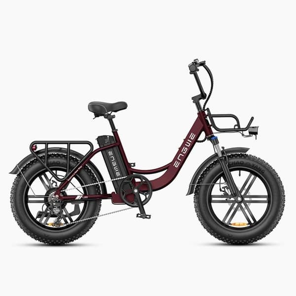 Elcykel ENGWE L20 BOOST, moment sensor, Röd
