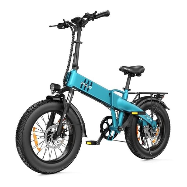 Fällbar Elcykel 20" PIXAR F2, Batteri 48V 15Ah, Grön
