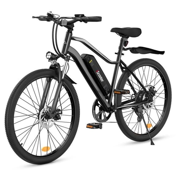 Stads elcykel EB3, batteri 36 V 10,4 Ah, räckvidd 75-100 km, svart