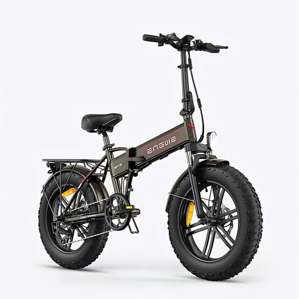 Fällbar elcykel ENGWE EP-2 BOOST, 20" Fat Bike, Svart