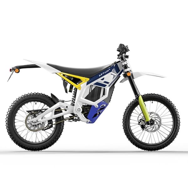Aptum Elmotorcykel Godkänd EEC L3e-A1, Batteri 72V, Vit