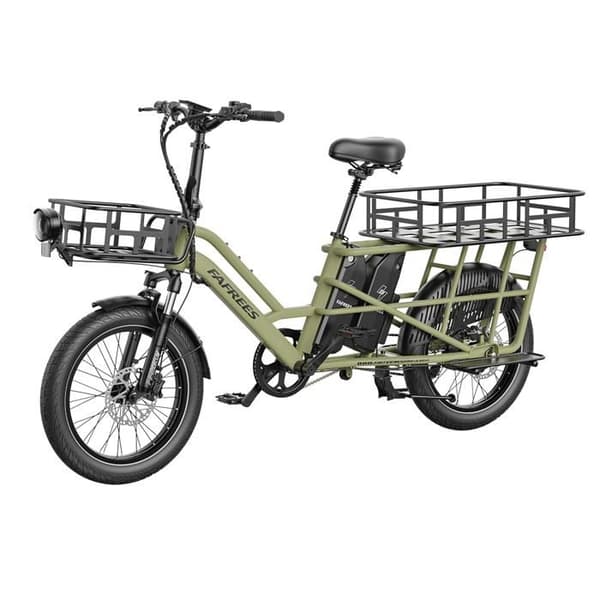 Fafrees FF20 CUV elcykel, dubbelbatteri, grön