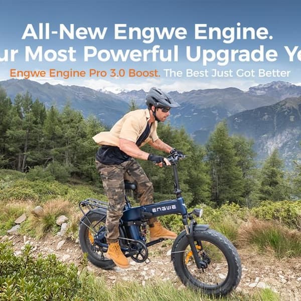 ENGWE Engine Pro 3.0 Boost Fällbar Elcykel, Blå