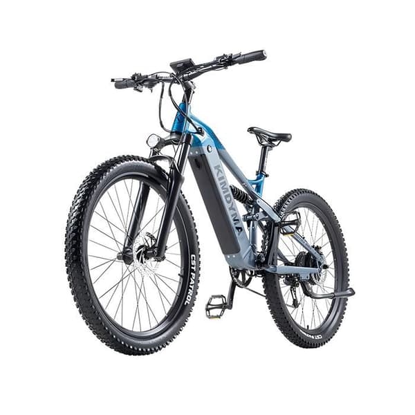 Elcykel MTB KIMDYMA K01, 48V 20Ah Batteri, Moment Sensor, Blå