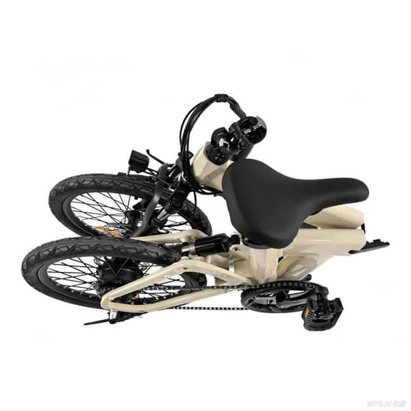Fällbar Elcykel 20" YANGOR H19, 36V 10Ah, 7 Växlar, Gul