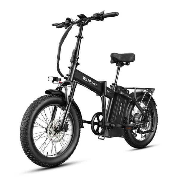 Fällbar Elcykel Wildeway FW11, 1680 Wh, Däck 20", Svart
