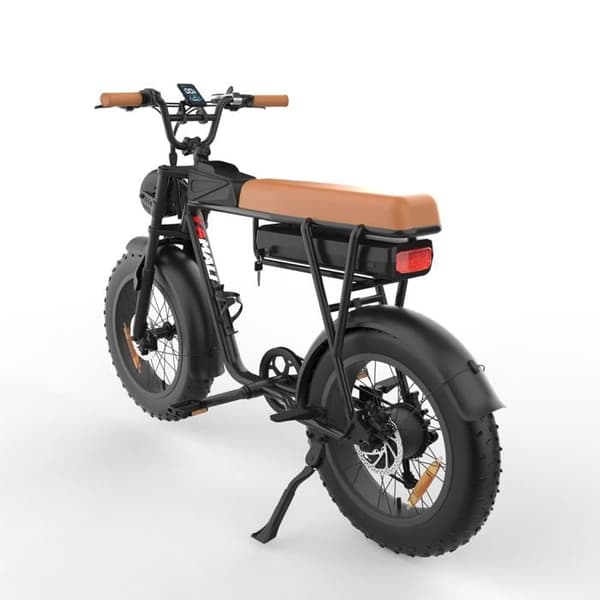YAMALI FXH-006 elcykel, batteri 48V 18Ah, terräng, brun
