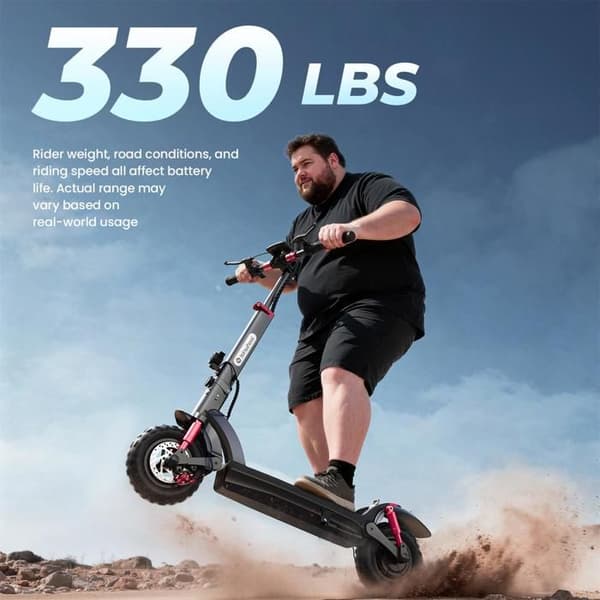 El-scooter iSinwheel GT2, 48V 500W 15Ah, 11" terrängdäck