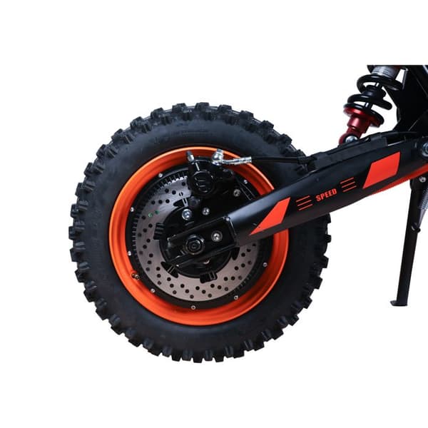 Elcykel Freeboy Y66, Motorcykelstil, Terräng, Lång räckvidd, Svart