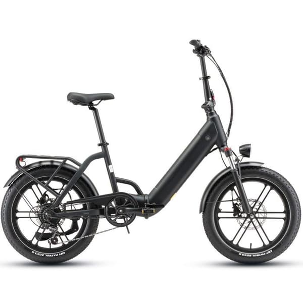 MAXTRON Ilex Fällbar Elcykel 250W, 691Wh, Moment Sensor, Svart