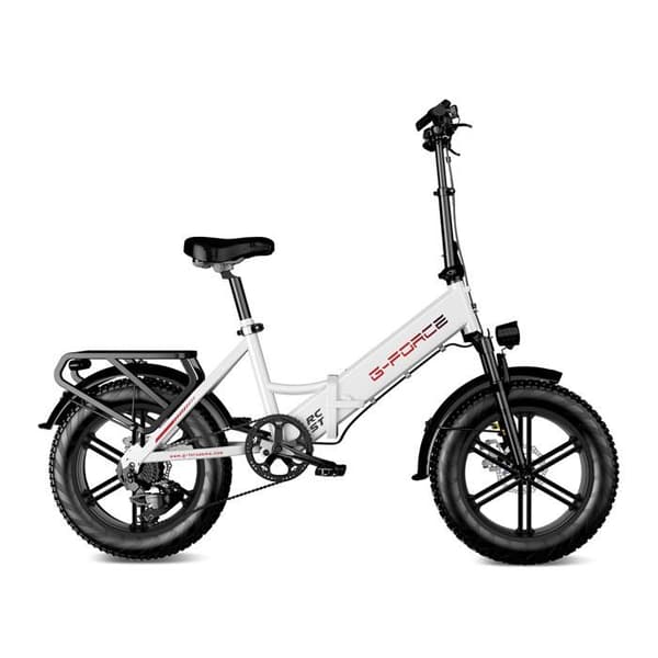 Fällbar Elcykel För Terräng G-FORCE RC ST, 48V 20Ah Batteri, Svart