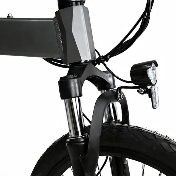 Fällbar Elcykel 20" YANGOR H19, 36V 10Ah, 7 Växlar, Grå