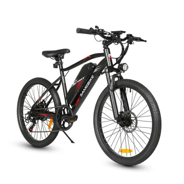 Elcykel 24" SAMEBIKE EBE2, Moment sensor, Batteri 36V 13Ah, Svart