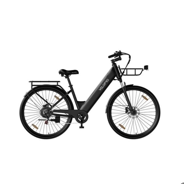 Stads elcykel Velopro C1PRO 250 W, 36 V 18 Ah, svart