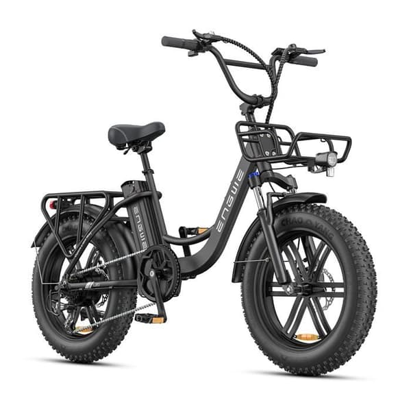 Elcykel ENGWE L20 BOOST, moment sensor, Svart
