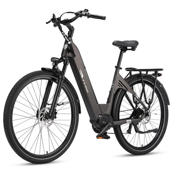 Stads Elcykel 28” TTGO C7 SE, Centrummotor 250W, 9 Växlar, Grå
